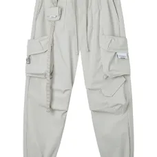 Карго-брюки на завязках