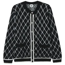 Кардиган с узором "аргайл"