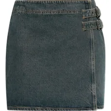 Мини-юбка с пряжками