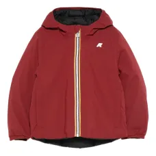 Двусторонний пуховик с капюшоном Двусторонний пуховик с капюшоном