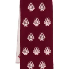 Шарф с интарсией Шарф с интарсией