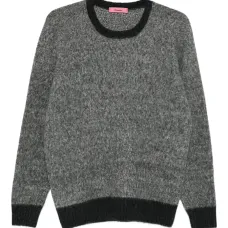 Свитер с круглым вырезом