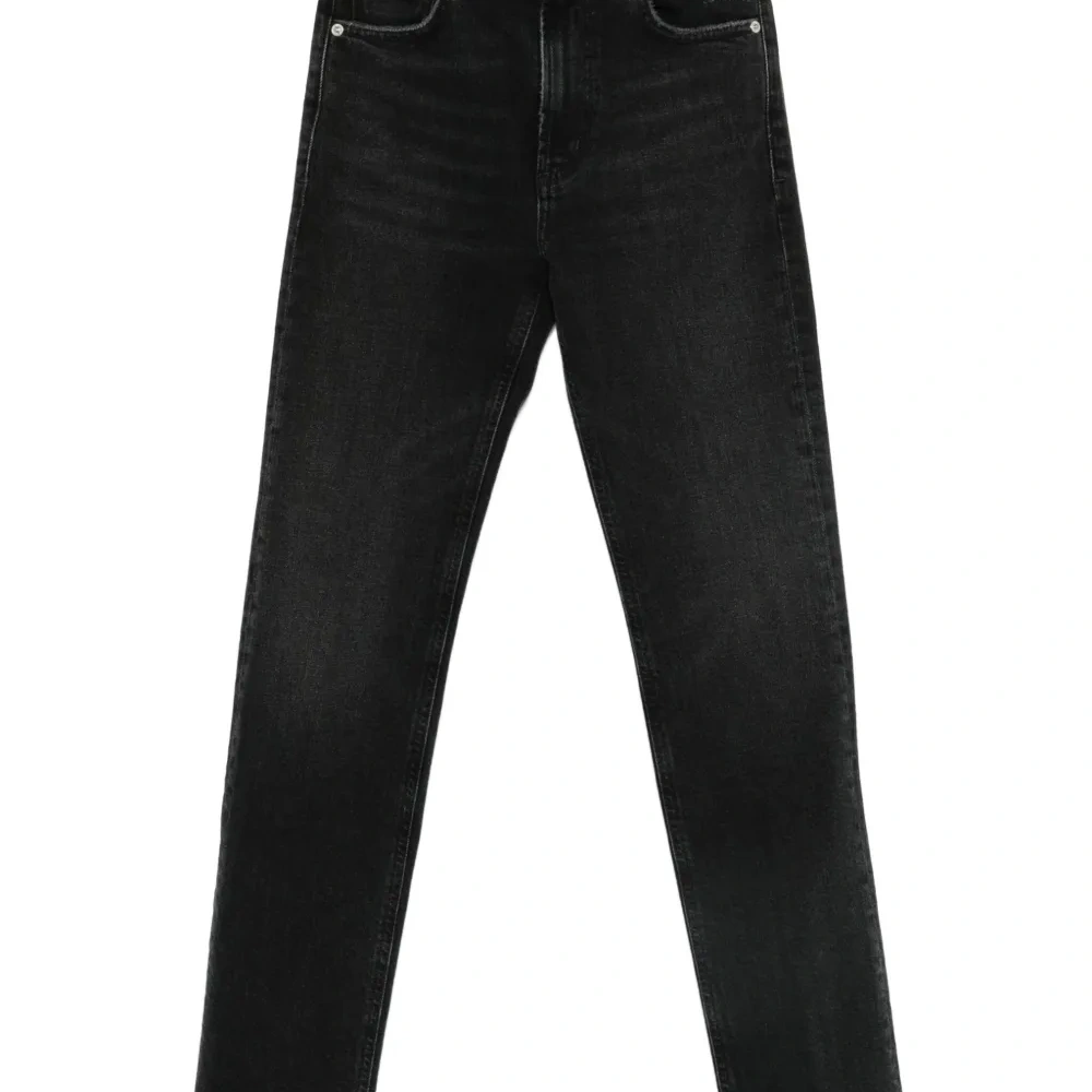 Джинсы с завышенной талией