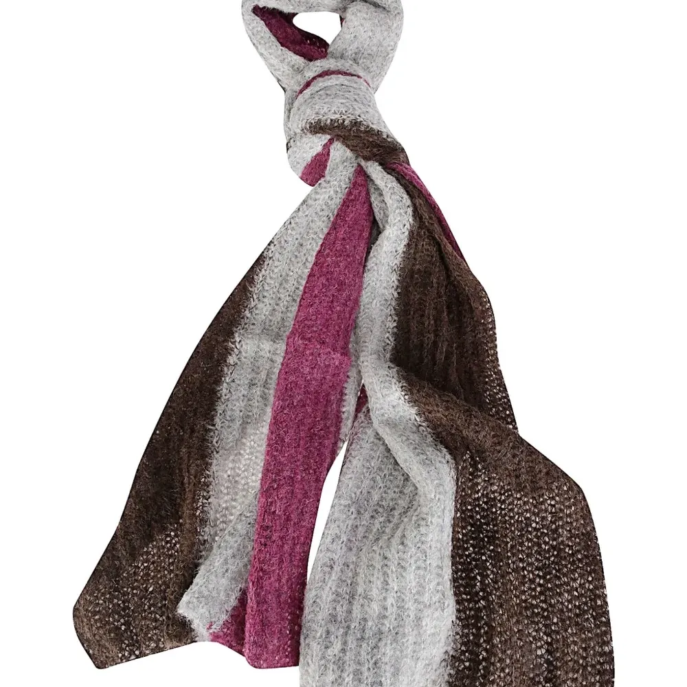 Шарф в рубчик