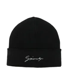 Шерстяная шапка с вышитым логотипом