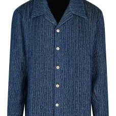 Рубашка WES с воротником кэмп