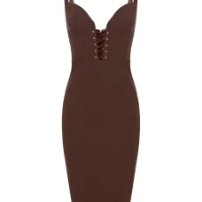 Мини-платье с перекрещенными деталями Мини-платье с перекрещенными деталями