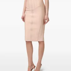 Корсетная миди-юбка