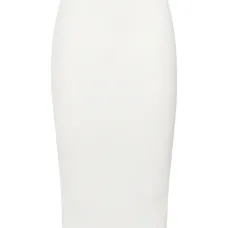 Миди-юбка в рубчик