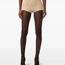 Шорты из букле с украшением пайетками Шорты из букле с украшением пайетками