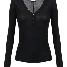 Топ с V-образным вырезом