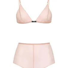 Комплект нижнего белья с узором под змеиную кожу