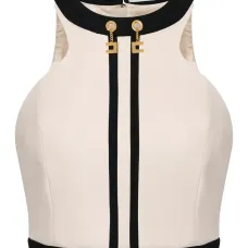 Топ с цветовой блокировкой и цепочкой