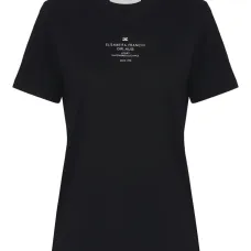 Футболка с принтом и короткими рукавами