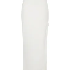 Макси-юбка с окантовкой и логотипом