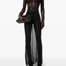 Бюстье-платье из стрейчевой тюли Red Carpet