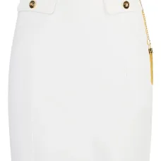 Мини-юбка с цепочным ремнём