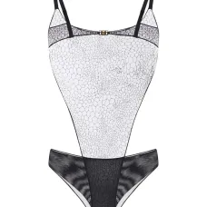 Боди из тюля со змеиным узором Боди из тюля со змеиным узором