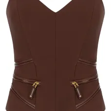 Бюстье на молнии