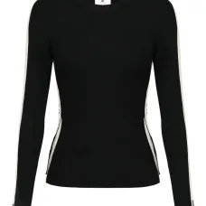 Вязаный топ в полоску Вязаный топ в полоску