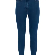 Джинсы с пуговицей с логотипом