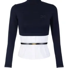 Водолазка с вышитым логотипом