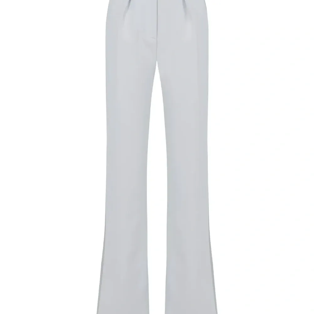 Брюки с поясом в стиле смокинга