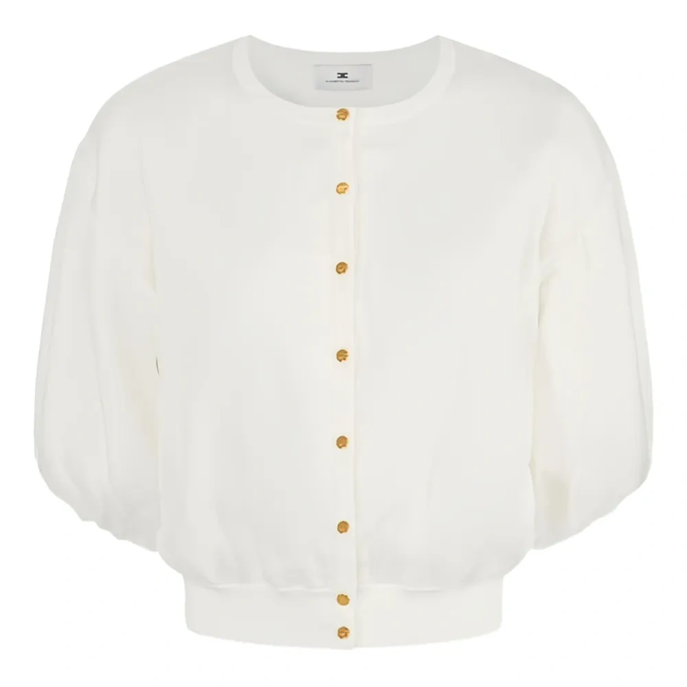 Кардиган с пышными рукавами