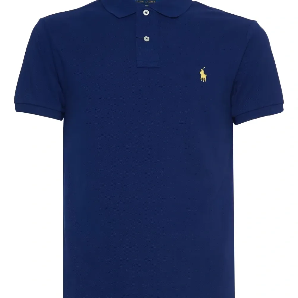 Рубашка поло из ткани пике с вышивкой