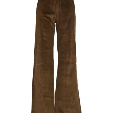 Расклешенные вельветовые брюки