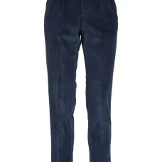 Вельветовые брюки со складками