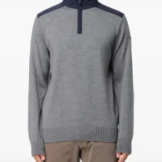 Трикотаж с воротником на молнии