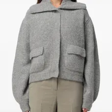 Кардиган в рубчик