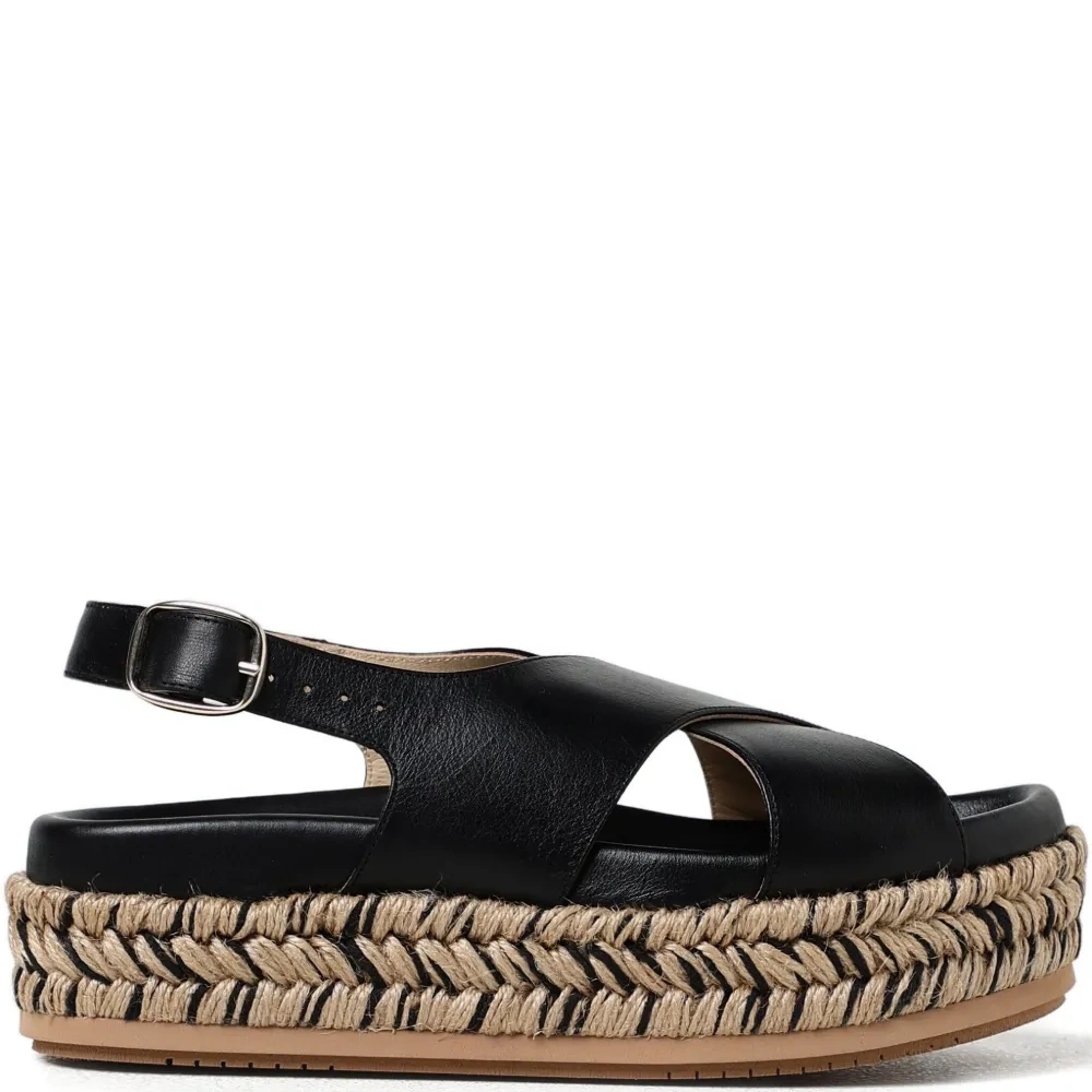 Плетёные босоножки на платформе Francia, каблук 35 мм