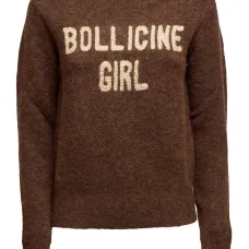 Свитер с круглым вырезом