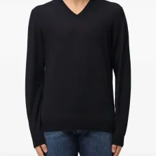 Топ с длинными рукавами и V-образным вырезом