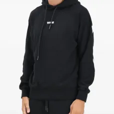 Свитер с капюшоном и графичным принтом