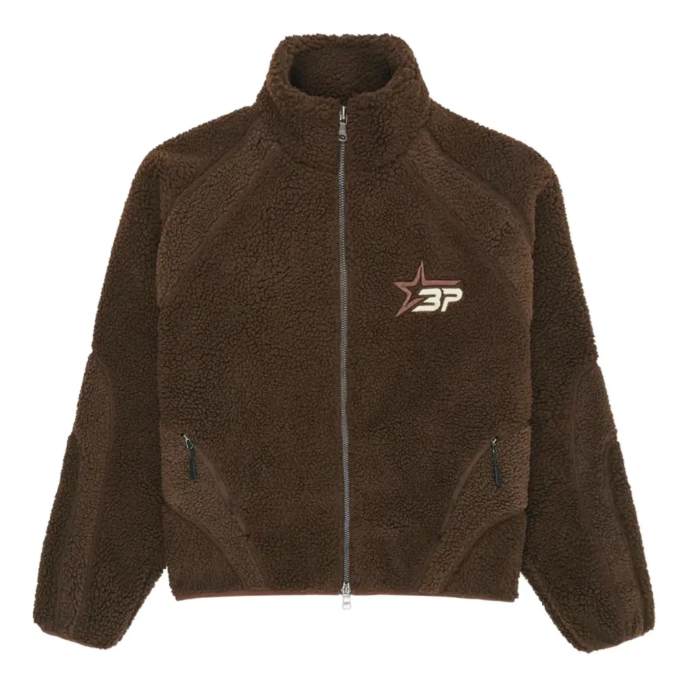 Флисовая куртка на молнии до половины