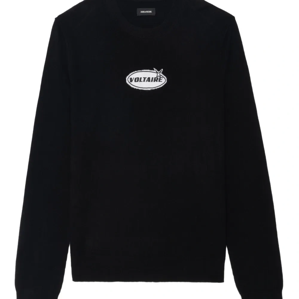 Свитер с круглым вырезом и логотипом Kennedy