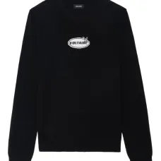 Свитер с круглым вырезом и логотипом Kennedy