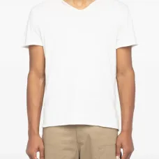 Футболка с V-образным вырезом и короткими рукавами