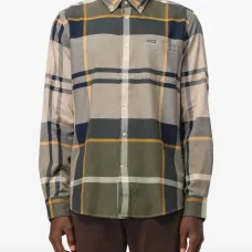 Клетчатая рубашка с карманом Dunnon Клетчатая рубашка с карманом Dunnon