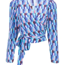 Блузка Odalys с геометричным узором Блузка Odalys с геометричным узором