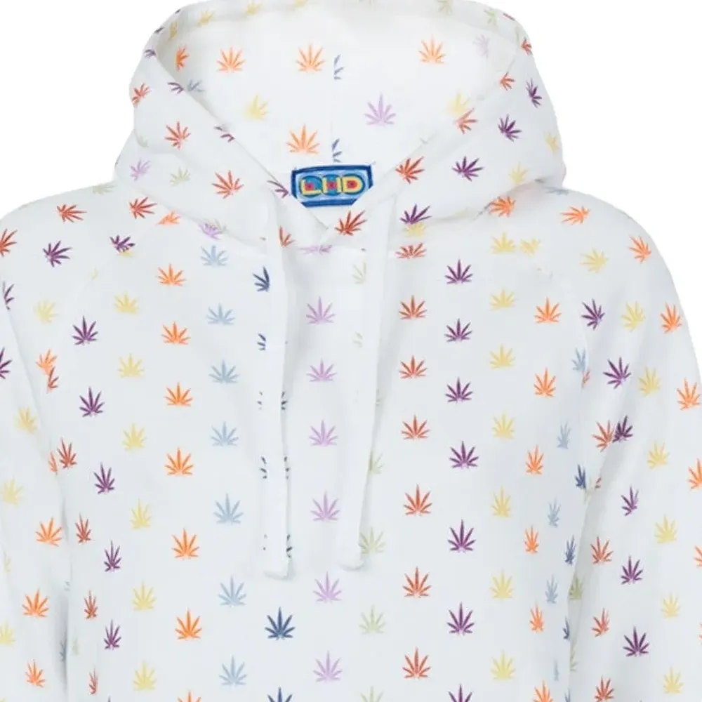 Свитер с капюшоном и принтом