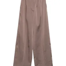 Шерстяные брюки широкого кроя