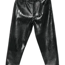 Брюки с эффектом кожи крокодила Брюки с эффектом кожи крокодила