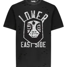 Футболка Lower East Side с эффектом потертости