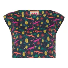 Топ с принтом