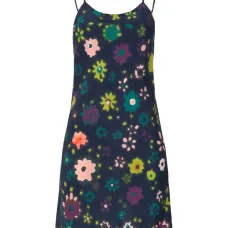 Платье-комбинация с цветочным принтом Платье-комбинация с цветочным принтом