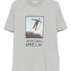 Футболка с графическим принтом и круглым вырезом